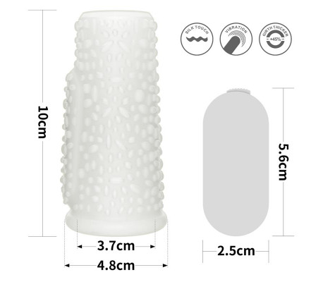 Funda para el Pene con Vibración Drip Knights