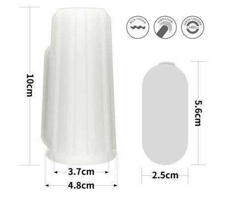 Funda para el Pene con Vibración Ridge Knights