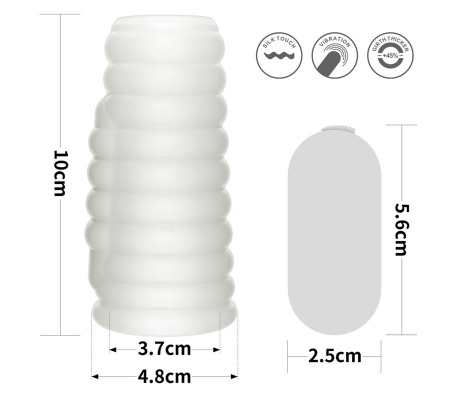 Funda para el Pene con Vibración Wave Knights