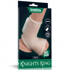 Funda Pene y Testículos con Vibración Silk Knights
