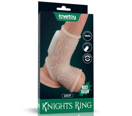 Funda el Pene y Testículos con Vibración Drip Knights