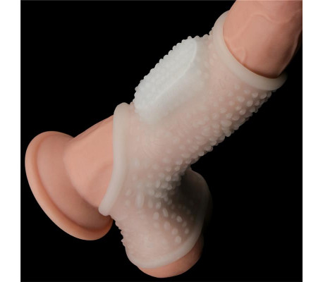 Funda el Pene y Testículos con Vibración Drip Knights