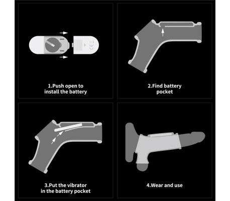 Anillo Vibador para Pene y Escroto Silk Knights