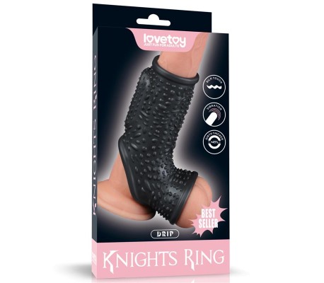 Anillo Vibrador para Pene y Escroto Drip Knights