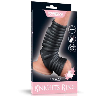 Anillo Vibrador para Pene y Escroto Wave Knights