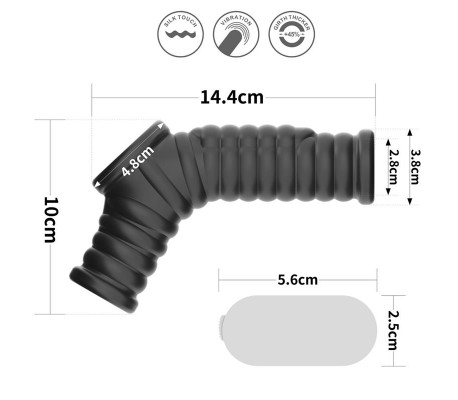 Anillo Vibrador para Pene y Escroto Wave Knights