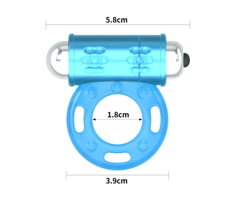Lumino Play Anillo Vibrador Luz Azul