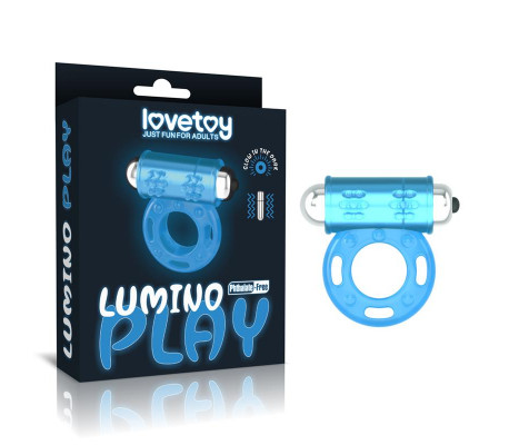 Lumino Play Anillo Vibrador Luz Azul