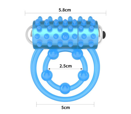 Lumino Play Anillo Vibrador Luz Azul