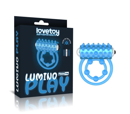 Lumino Play Anillo Vibrador Luz Azul