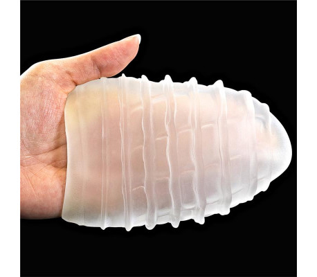 Masturbador Masculino Giant Egg Ripples Edition Púrpura