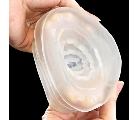 Masturbador Masculino Giant Egg Ripples Edition Púrpura