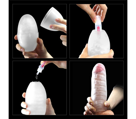 Masturbador Masculino Giant Egg Ripples Edition Púrpura
