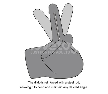 Streetgirls 17 Masturbador con Dildo Articulable