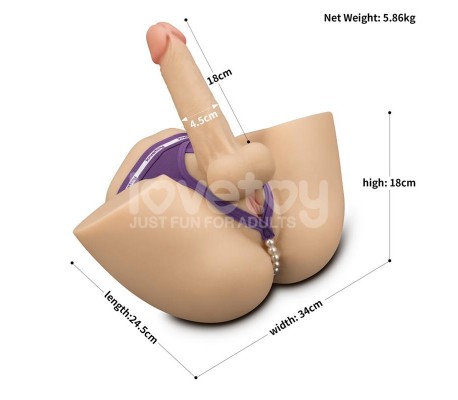 Streetgirls 17 Masturbador con Dildo Articulable