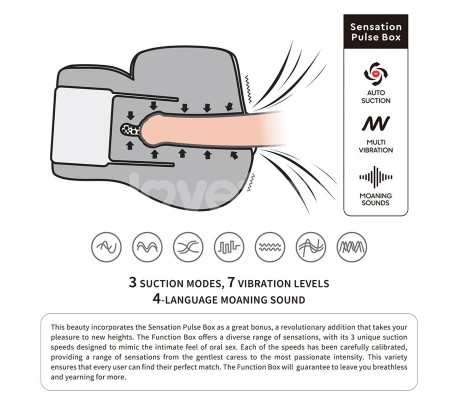 Streetgirls Sensation Pulse con Vibración y Gemidos