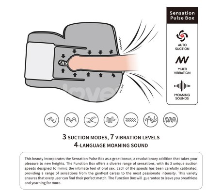 Streetgirls Sensation Pulse con Vibración y Gemidos