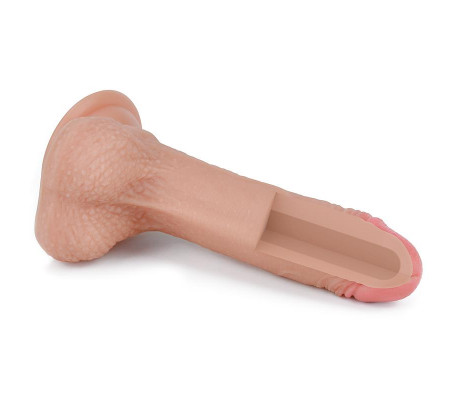 Dildo Nature 7 Silicona Líquida Natural