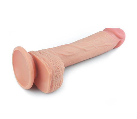 Dildo Nature 8.5 Silicona Líquida Natural
