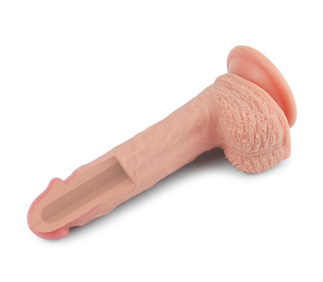 Dildo Nature 8.5 Silicona Líquida Natural