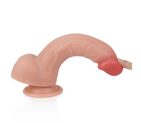 Dildo Nature 8 Silicona Líquida Natural