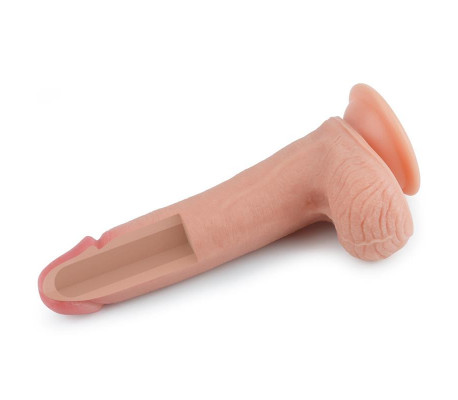 Dildo Nature 8 Silicona Líquida Natural