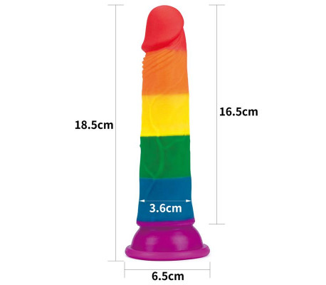 Dildo Prider 7 Silicona Líquida