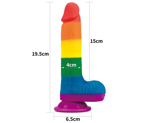 Dildo Prider 7.5 Silicona Líquida