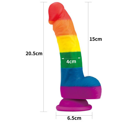 Dildo Prider 8 Silicona Líquida