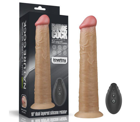 Vibrador Realista con Rotación Doble Capa 10