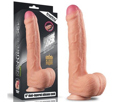 Dildo Nature 11 Dual Layer Natural