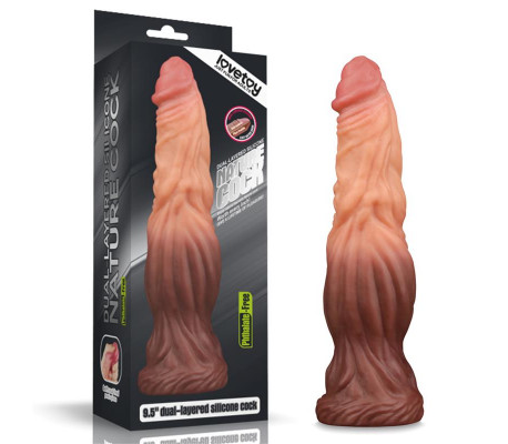 Dildo Nature 9.5 Dual Layer