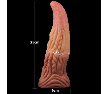 Dildo Tongue 10 Dual Layer