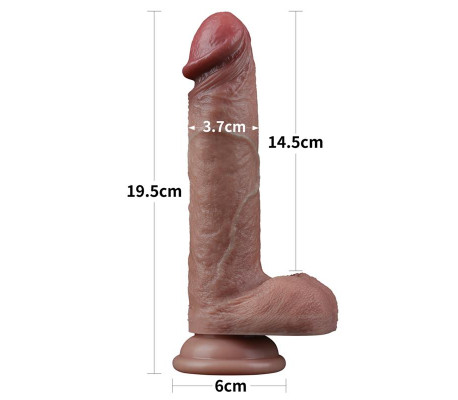 Dildo Silicona Dual Layer 7