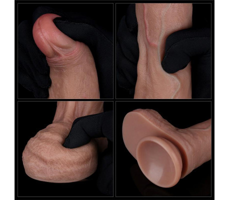 Dildo Dual Layer Silicona 8.5