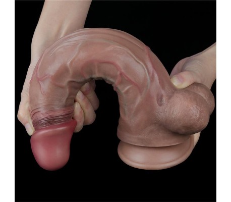 Dildo Realista Doble Capa Silicona Platinum 11.5