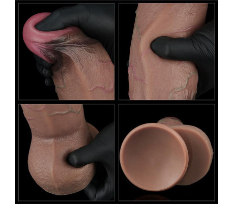 Dildo Silicona Dual Layered XXL 9.5