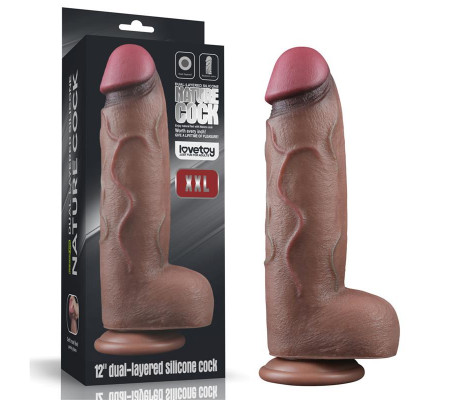 Dildo Silicona Dual Layered XXL 12