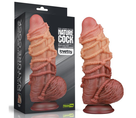 Dildo Dual Layer Tamaño King Nature 9.5