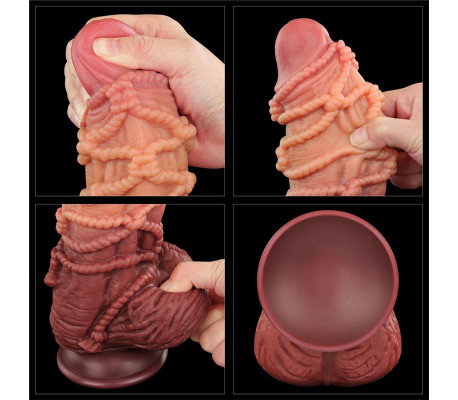 Dildo Dual Layer Tamaño King Nature 9.5