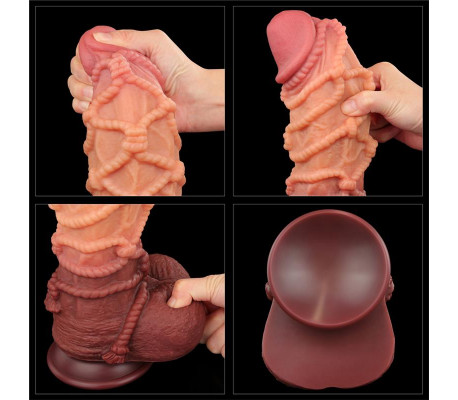 Dildo Dual Layer Tamaño King Nature 10.5