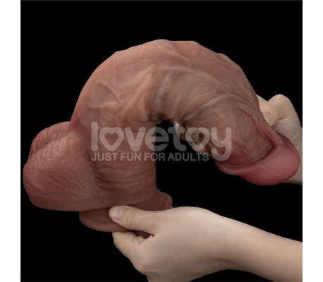 Dildo Dual Layered XXL 10.5 Negro