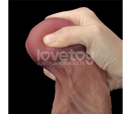 Dildo Dual Layered XXL 10.5 Negro