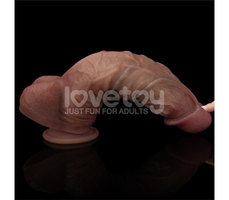 Dildo Dual Layered XXL 10.5 Negro