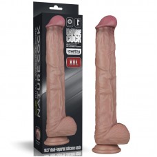 Dildo Dual Layer Articulable XXL 14,5