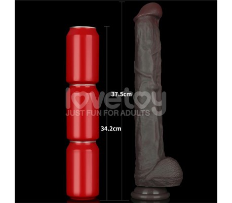 Dildo Dual Layered Articulable XXL 14.5