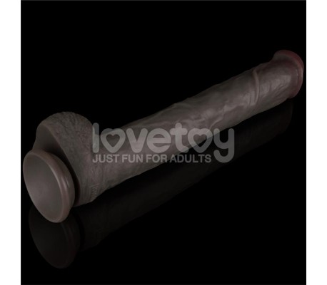 Dildo Dual Layered Articulable XXL 14.5
