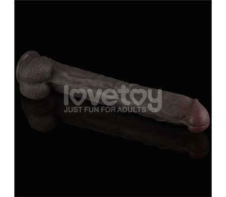 Dildo Dual Layered Articulable XXL 14.5