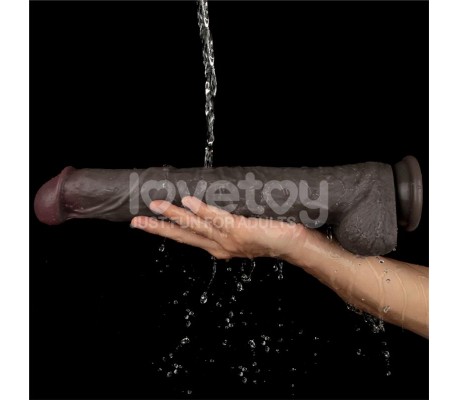 Dildo Dual Layered Articulable XXL 14.5