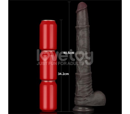 Dildo Dual Layered Articulable XXL 16
